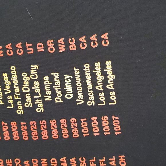 Def Leppard Journey concert tee Tour 2018 XL short sleeve NEW - Picture 7 of 7